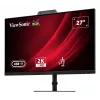 27 collu ViewSonic VG2741V-2K datora monitors, 2560×1440 QHD, 4 ms, IPS/LCD, iebūvēti skaļruņi, VESA, augstuma regulēšana, melns