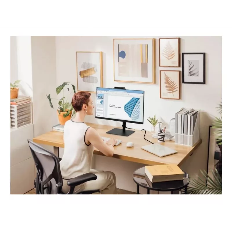 27 collu ViewSonic VG2741V-2K datora monitors, 2560×1440 QHD, 4 ms, IPS/LCD, iebūvēti skaļruņi, VESA, augstuma regulēšana, melns