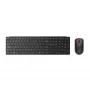 Lenovo 4X31S04814 tastatūra Pele iekļauta Biroja RF Bezvadu + Bluetooth Vācu Melna