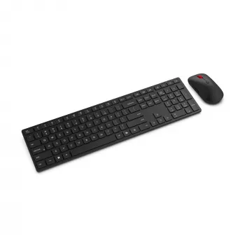 Lenovo 4X31S04814 tastatūra Pele iekļauta Biroja RF Bezvadu + Bluetooth Vācu Melna