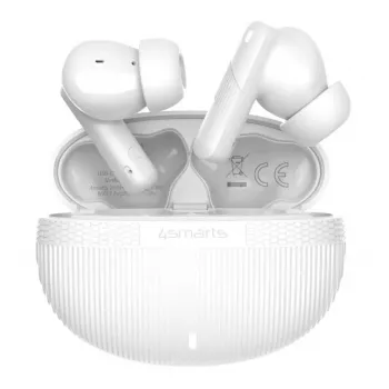 Austiņas 4smarts SkyBuds Pro ANC True Wireless Stereo TWS Iekšauss Bluetooth Baltas 10 m darbības rādiuss 40 g