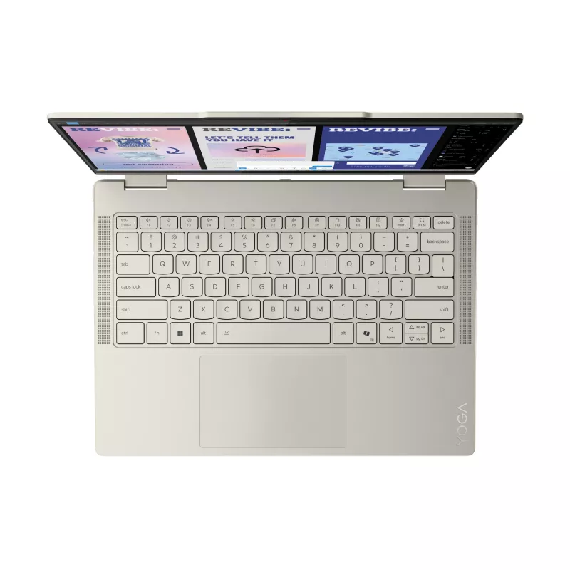 Lenovo Yoga 7 2-in-1 14ILL10 Copilot+ PC Intel Core Ultra 5 226V Hybrid (2-in-1) 35,6 cm (14 collu) skārienekrāns WUXGA 16 GB LPDDR5x-SDRAM 1 TB SSD Wi-Fi 7 (802.11be) Windows 11 Home pelēks