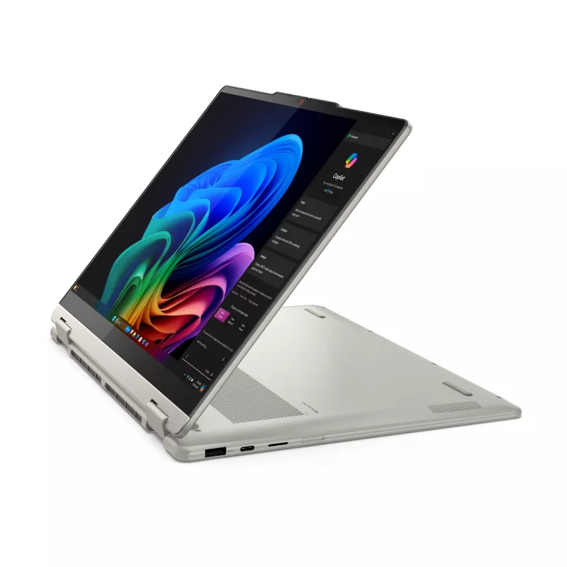 Lenovo Yoga 7 2-in-1 14ILL10 Copilot+ PC Intel Core Ultra 5 226V Hybrid (2-in-1) 35,6 cm (14 collu) skārienekrāns WUXGA 16 GB LPDDR5x-SDRAM 1 TB SSD Wi-Fi 7 (802.11be) Windows 11 Home pelēks