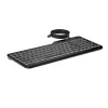 HP 400 Backlit vadu tastatūra pilna izmēra USB melna