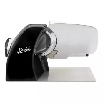 Elektriskais griezējs Berkel Home Line 200 Plus — 190 W, maks. šķēles biezums 1,8 cm, melns alumīnijs
