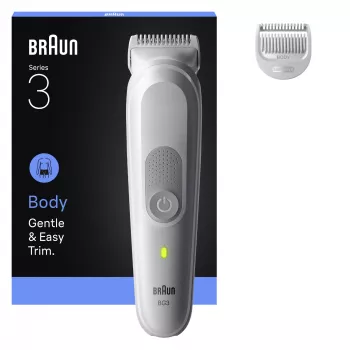 Braun Series 3 ķermeņa kopšanas ierīce/skūšanās ierīce, gaiši pelēka