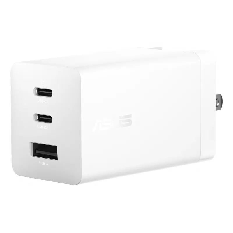 Lādētājs ASUS 100W USB-C GaN lādētājs universāls balts AC ātrā uzlāde iekštelpām