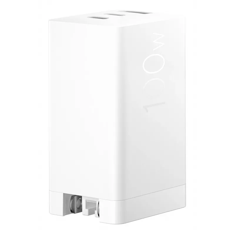 Lādētājs ASUS 100W USB-C GaN lādētājs universāls balts AC ātrā uzlāde iekštelpām