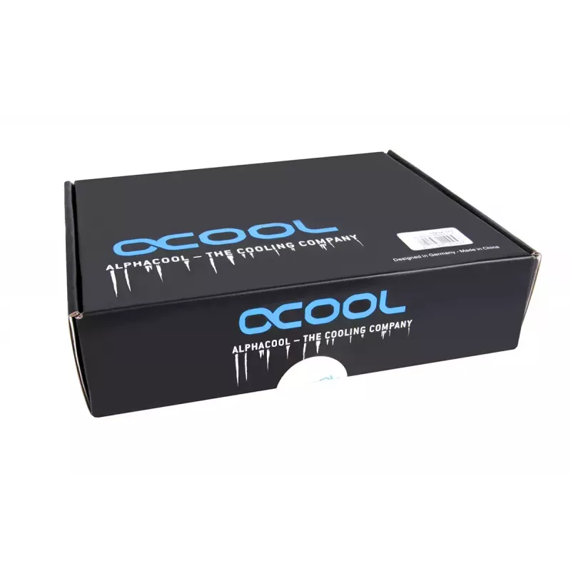 Ūdens bloks Alphacool 12993 Acetal Copper Nickel Melns 52mm 56mm 22.5mm