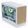 PC korpuss Lian Li A3-mATX Micro Tower — Balts ar koku, atbalsta ATX/SFX/SFX-L barošanas blokus, Micro-ATX/Micro-ITX, 1x3.5 collu + 2x2.5 collu