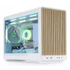 PC korpuss Lian Li A3-mATX Micro Tower — Balts ar koku, atbalsta ATX/SFX/SFX-L barošanas blokus, Micro-ATX/Micro-ITX, 1x3.5 collu + 2x2.5 collu