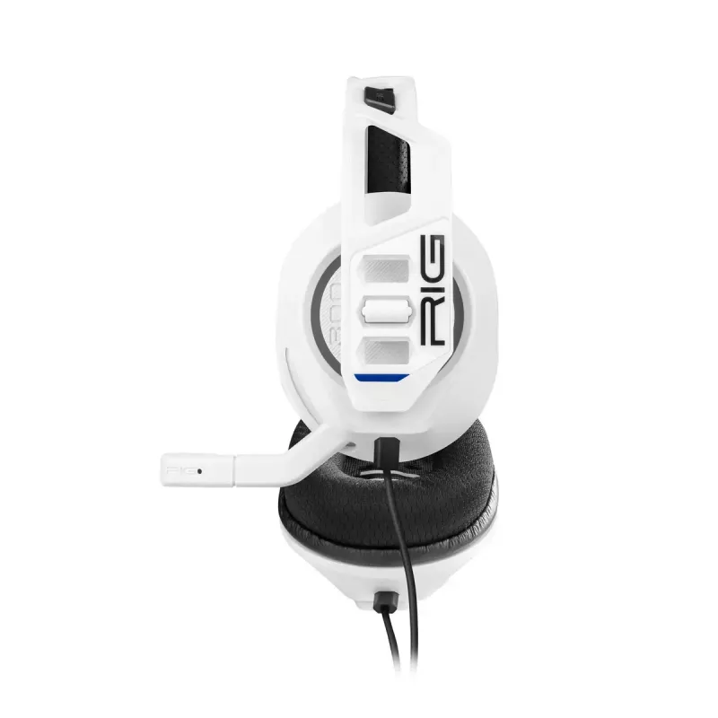 Austiņas nacon RIG 300 PRO HS — vadu uz galvas stiprināms spēļu austiņu komplekts, apkārtauss, 20–20000 Hz, 1,2 m kabelis, balta