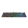 Mehāniskā spēļu tastatūra TRUST GXT 866 TORIX USB pilnizmēra 104 taustiņi QWERTY melna RGB