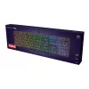 Mehāniskā spēļu tastatūra TRUST GXT 866 TORIX USB pilnizmēra 104 taustiņi QWERTY melna RGB