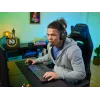 Mehāniskā spēļu tastatūra TRUST GXT 866 TORIX USB pilnizmēra 104 taustiņi QWERTY melna RGB