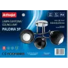 Piekarams gaismeklis ActiveJet AJE-PALOMA 3P E27, 3×40W, montāža pie griestiem, sudrabots, IP20, 440×250 mm