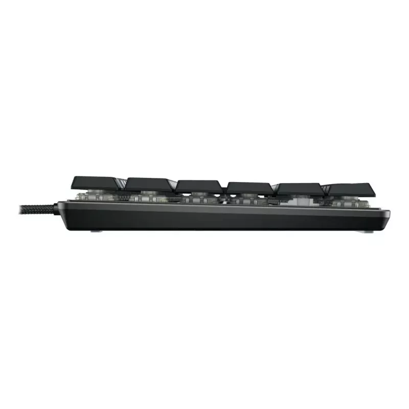 Cherry KC 500 MX LP TKL tastatūra, Tenkeyless, USB, QWERTZ, vācu, 88 taustiņi, pelēka/melna