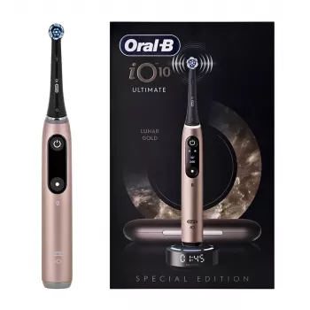 Oral-B iO Series 10 17398125 elektriskā zobu birste Pieaugušajiem Oscillating zobu birste Melna