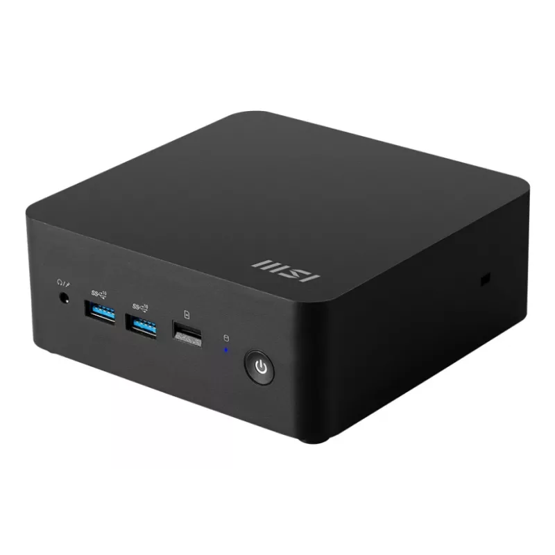 MSI Cubi NUC AI 1UMG-022AT Intel Core Ultra 7 155H 16 GB DDR5-SDRAM 1 TB SSD Windows 11 Pro Mini PC Melns