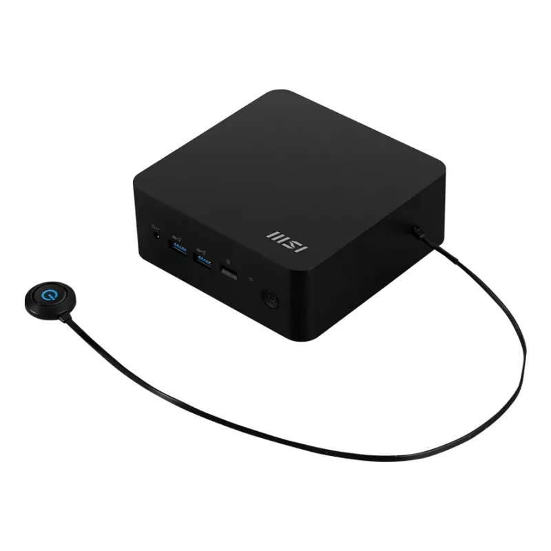 MSI Cubi NUC AI 1UMG-022AT Intel Core Ultra 7 155H 16 GB DDR5-SDRAM 1 TB SSD Windows 11 Pro Mini PC Melns