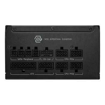 MSI MAG A1000GLS PCIE5 barošanas bloks 1000 W 24-pin ATX ATX melns
