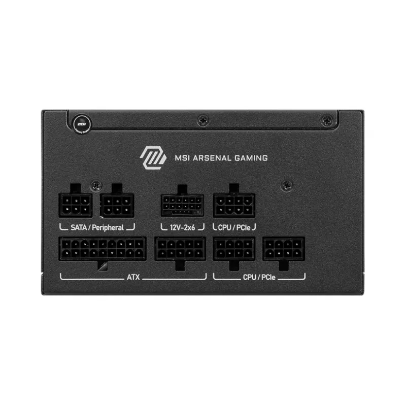 Barošanas bloks MSI MAG A750GLS PCIE5 750W 24-pin ATX pilnībā modulārs 80 PLUS Gold melns