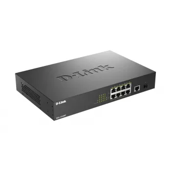D-Link DGS-1010MP/E tīkla slēdzis Nepārvaldāms L2 Gigabit Ethernet (10/100/1000) Power over Ethernet (PoE) 1U Melns