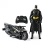 Tālvadības Batcycle motocikls no DC Shoes ar 12 collu Batmana darbības figūru, melns, nepieciešamas 8 baterijas, vecumam no 4 gadiem