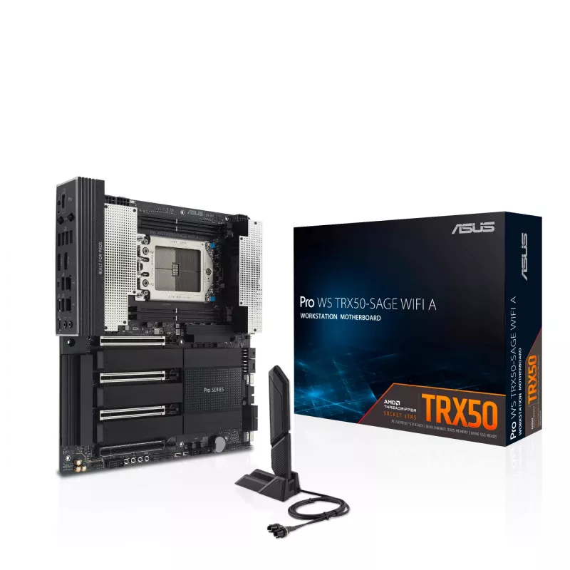 Mātesplate ASUS PRO WS TRX50-SAGE WIFI A — AMD TRX50, Socket sTR5, CEB, DDR5, Wi‑Fi 7