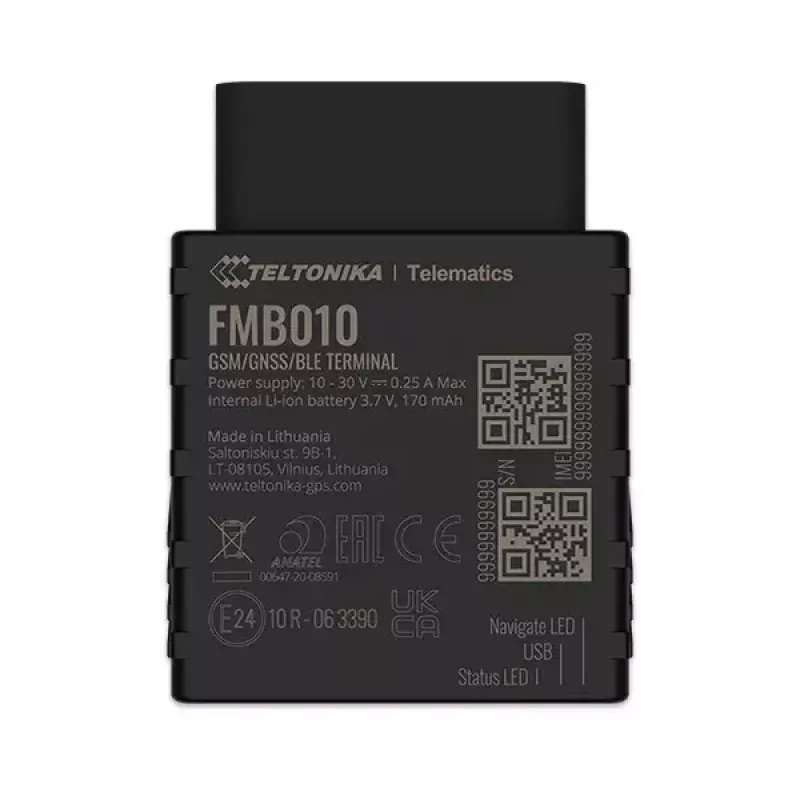 Auto izsekotājs Teltonika FMB010 Melns