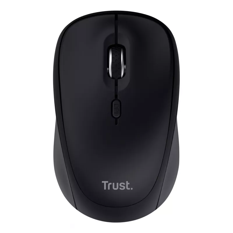Trust Yvi+ pele universāla, piemērota abām rokām, RF bezvadu + Bluetooth, optiska, 1600 DPI