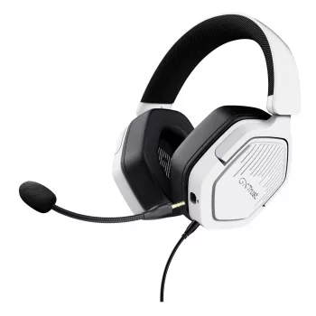 Trust GXT492W Carus austiņas ar vadu, galvas lentes tipa, spēlēm, baltas