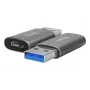 Trust Calyx USB Type-C USB Type-A pelēks savienotājs 1 USB Type-C savienotājs 2 USB Type-A