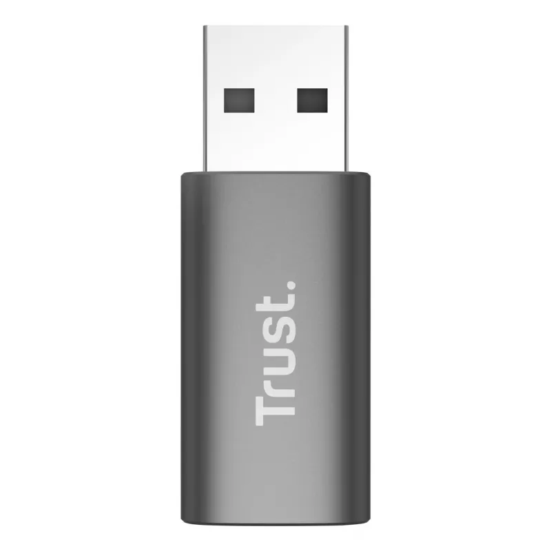 Trust Calyx USB Type-C USB Type-A pelēks savienotājs 1 USB Type-C savienotājs 2 USB Type-A
