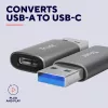 Trust Calyx USB Type-C USB Type-A pelēks savienotājs 1 USB Type-C savienotājs 2 USB Type-A