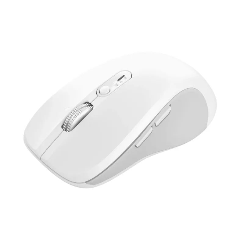 Bezvadu piemērota abām rokām pele TRUST 25674 — Bluetooth, 3200 DPI, 9 pogas, balta