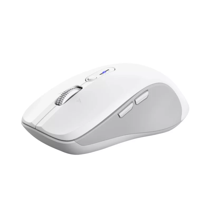 Bezvadu piemērota abām rokām pele TRUST 25674 — Bluetooth, 3200 DPI, 9 pogas, balta