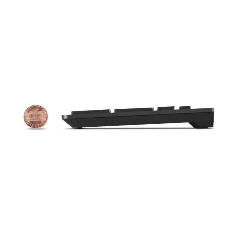 Wireless tastatūra and pele set Lenovo 4X31R64453 — compact layout, USB wireless receiver