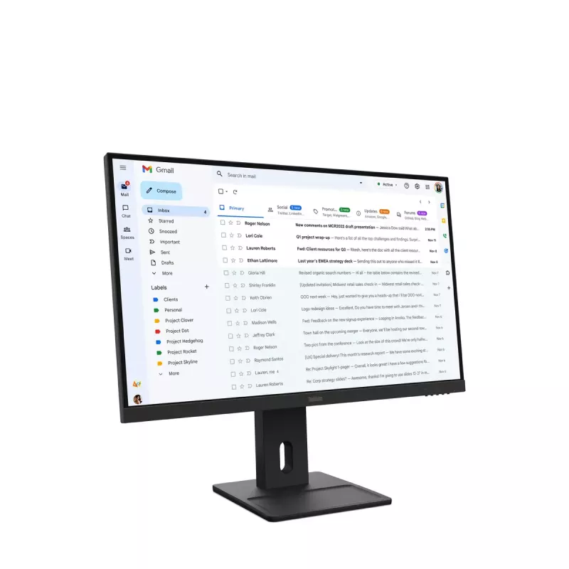 Monitors Lenovo ThinkVision E27-40 27 collu Full HD 1920 x 1080 6 ms