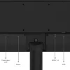 27 collu Lenovo ThinkVision S27-4e monitors, 1920×1080 Full HD, IPS, 6 ms, 300 cd/m², VESA, melns