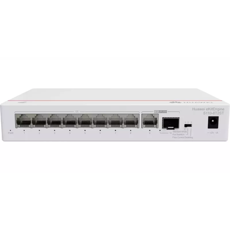Huawei S110-8T2ST Gigabit komutators, 8x GE + 1x SFP