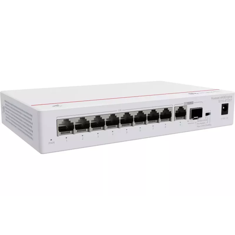 Huawei S110-8T2ST Gigabit komutators, 8x GE + 1x SFP