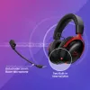 HyperX Cloud III S Wireless - Gaming Headset (Melns-Red), Red, China, Circumaural, Closed, 115 mm, 210 mm