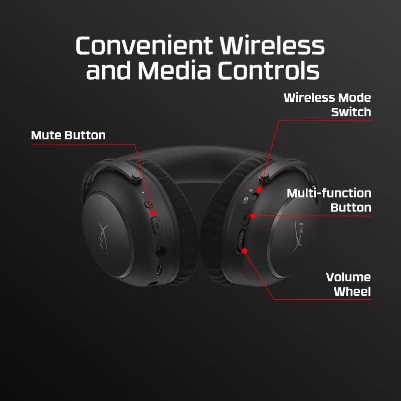 HyperX Cloud Alpha 2 - Bezvadu spēļu austiņas