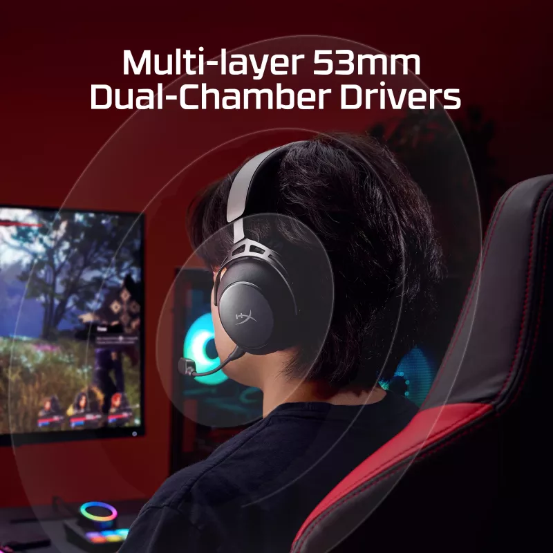 HyperX Cloud Alpha 2 - Bezvadu spēļu austiņas