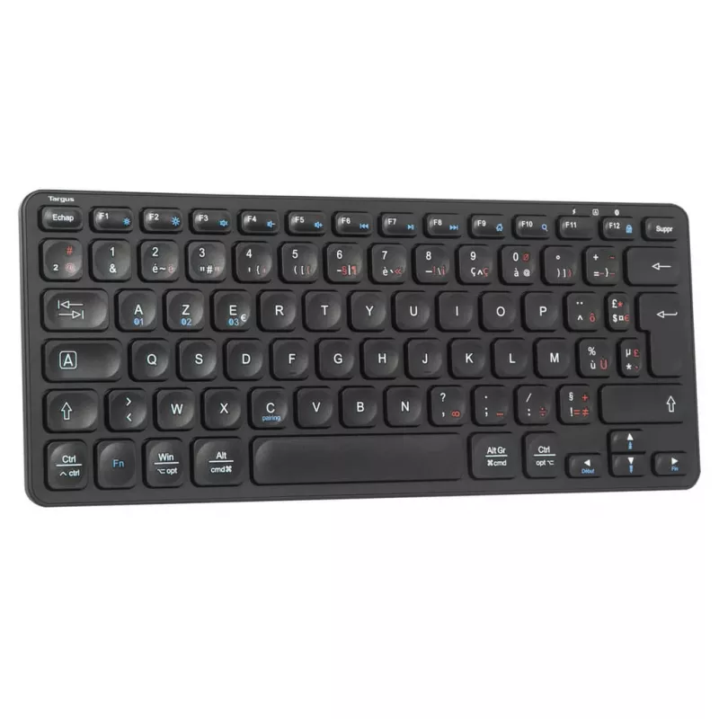 Bezvadu Bluetooth tastatūra Targus AKB862FR — franču AZERTY, melna