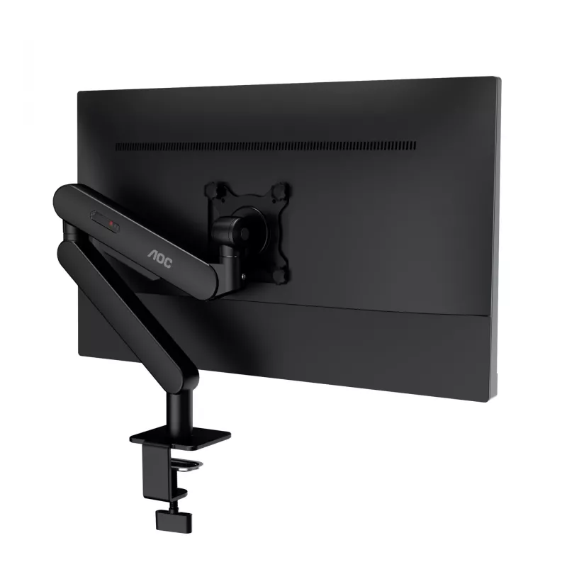 AOC AM400B monitora stiprinājuma statīvs 34 collu, galda melns, skava/caururbšanas stiprinājums