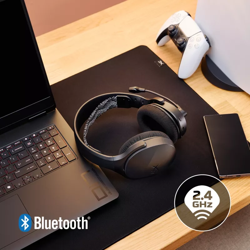 HyperX Cloud Jet - bezvadu spēļu austiņas (gaiši zilas)