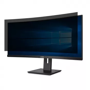 Targus 4Vu privātuma filtrs 34 collu 21:9 izliektiem monitoriem, spīdīgs/matēts