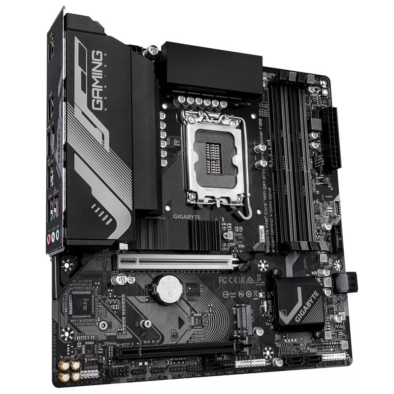 Mātesplate GIGABYTE B760M GAMING X DDR4 GEN5, Micro ATX, LGA1700, B760, 4x DIMM līdz 128GB, 2x PCIe 4.0 M.2, 2.5GbE
